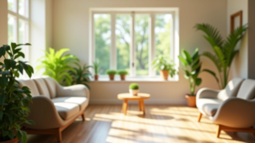 Serene wellness space with natural lighting and comfortable seating for mindfulness practices